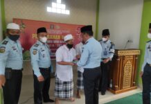 135 Warga Binaan Lapas Narkotika Kelas II B Rumbai Pekanbaru Dapat Remisi dari Kemenkumham