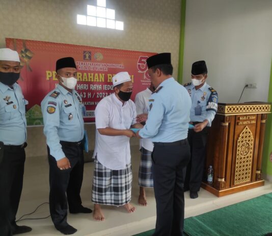 135 Warga Binaan Lapas Narkotika Kelas II B Rumbai Pekanbaru Dapat Remisi dari Kemenkumham