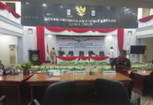 Ruang Sidang Paripurna HUT Luwu Timur Ke-19 Siap Digunakan