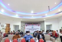 Disdikbud Lutim Ikuti Upacara Hardiknas 2022 Secara Virtual