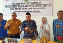 Optimis Peroleh Dukungan Partai Lain, Usman Sadik Daftar Balon Wakil Bupati Luwu Timur