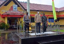 Wabup Morut Pimpin Gelar Pasukan Pengamanan Pilkades Serentak, H.Djira: Personel Jangan Under-estimate