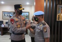 Hari Lahir Pancasila, Dua Personel Polda Sulteng Naik Pangkat Pengabdian