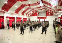151 Siswa Diktuba Polri T.A 2022 SPN Polda Sulteng Ikuti Latja