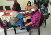 Kerjasama PKM Mangkutana, Pemdes Sindu Agung Gelar Vaksin Booster