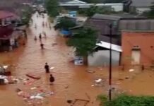 Diguyur Hujan Bahodopi Morowali Terendam Banjir
