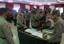 AKBP Galih Indragiri Pimpin Sertijab PJU Polres Luwu Utara dan Kapolsek