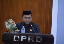 Rapat Paripurna, Alpian Alwi Sorot Pupuk Subsidi dan Jalan Beton