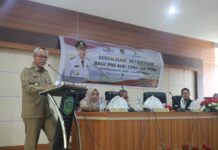 Bupati Luwu Timur Buka Sosialisasi Ketaspenan dan Serahkan SK Pensiun