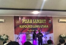 Pisah Sambut Kapolres Luwu Utara, Begini Pesan Kapolres !