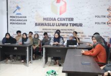 Matangkan Persiapan Hadapi Pemilu 2024, Bawaslu Luwu Timur Sosialisasi Tata Cara Penyelesaian Sengketa Proses