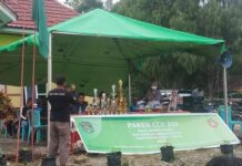 Camat Mangkutana Buka Turnamen Panen Cup VIII 2022 Sindu Agung