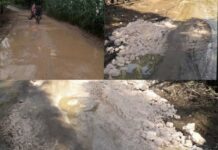 Prihatin Jalan Rusak di Padaelo, Pengusaha Asal Lamuru Sumbang Material