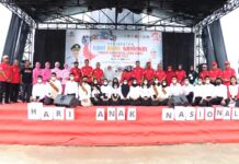 Bupati Budiman Buka Peringatan Hari Anak Nasional Tingkat Kab. Lutim 2022