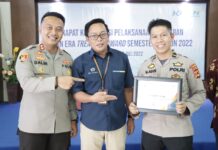 Polres Luwu Utara Raih Penghargaan Pelaksana Anggaran Terbaik Pagu Diatas 8 Miliar dari KPPN Palopo