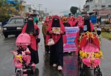 Peringati Tahun Baru Islam 1444 H, Komunitas Pencinta Warna Pink di Luwu Utara Juara I Lomba Pawai Hijraturrasul