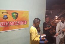 Polda Sulteng Siapkan Posko Kesehatan Korban Banjir Bandang di Desa Torue