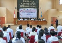 Diskominfo Morut dan PT. Telkomsel Wilayah Sulawesi Adakan Peningkatan Jaringan Telkomsel
