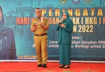 Bupati Budiman Hadiri Peringatan HKG PKK ke-50 Tingkat Kabupaten Luwu Timur