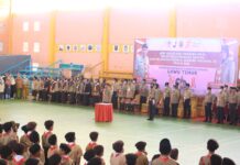Bupati Budiman Pimpin Apel Besar Peringatan Hari Pramuka Ke-61