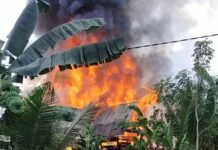 Satu Rumah di Kalaena Ludes Terbakar