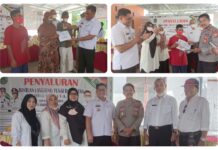 Dirangkaikan dengan Vaksinasi Covid-19, Camat Malangke Hadiri Penyaluran BLT-DD di Desa Tingkara