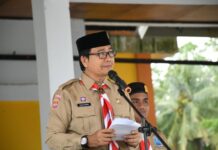 Wabup Luwu Utara Buka Kegiatan Kemah Pramuka Penggalang Kwartir Ranting Masamba dan Mappedeceng
