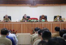 Pimpin Rakor, Bupati Budiman Tekankan Kedisiplinan Pegawai