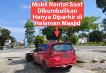 Tidak Bayar Rental Mobil di Tomoni ? Oknum TNI Dilaporkan Ke Kesatuannya di Morowali !