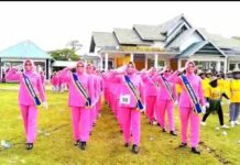 Meriahkan Hari Kemerdekaan RI ke-77, Bhayangkari Polres Luwu Utara Raih Juara Satu Gerak Jalan Santai