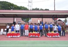 Gubernur Sulteng Buka Kejuaraan Tenis Piala Beregu Antar Instansi Pusat dan Daerah