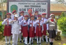 UPTD SDN 107 Lagego Juara 1 Lomba Gerak Jalan Indah Se Kecamatan Burau