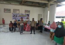 Kapolsek Baebunta Pantau Langsung Kegiatan Vaksinasi Covid-19
