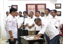 Bupati Budiman Dikukuhkan Jadi Ketua IOF Kabupaten Luwu Timur