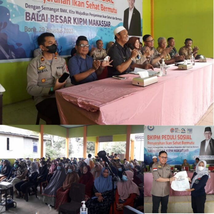 Bersama Andi Akmal Pasluddin Bkipm Makassar Bagikan 900 Paket Ikan