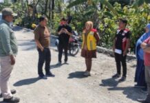 Saat Monev di Wotu, Alpian Ingatkan Kontraktor Jaga Kualitas Pekerjaan