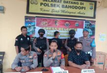 Polsek Bahodopi Ringkus Pencuri Roda Dua di Parkiran Bandara PT.IMIP