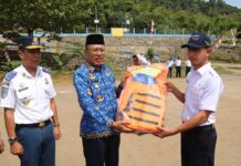 Wabup Morut Pimpin Apel HUT Ke-51 Perhubungan Nasional 17 September 2022