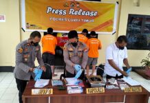 Polisi Tangkap 3 Pengedar Sabu di Luwu Timur