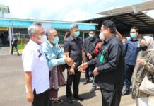 Bupati Sambut Kedatangan Ketua Pengadilan Tinggi Makassar