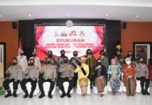 Polda Sulteng Acara Syukuran Hari Jadi Polwan ke-74