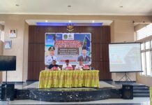 Sekda Lutim Hadiri Monev Kegiatan Pembangunan Kecamatan Tomoni dan Tomoni Timur