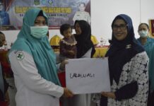 Ketua TP PKK Lutim Ajak Kader Posyandu Lakukan Upaya Peningkatan Derajat Kesehatan Masyarakat