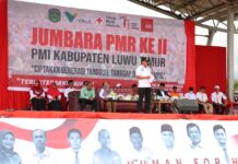 Bupati Pimpin Apel HUT PMI Ke-77 dan Jumbara PMR Ke-II
