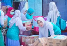 IKVI Serahkan Bantuan untuk Korban Kebakaran di Sorowako