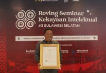 Lutim Terima 10 Sertifikat Pengakuan KIK dan Hak Merek Bagi 29 UMKM Dari Kemenkumham