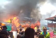 Kebakaran di Sorowako Hanguskan Tiga Rumah