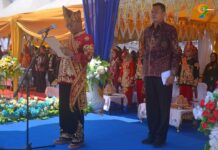 Gubernur Sulteng Pimpin Upacara Peringatan HUT Ke-9 Kabupaten Morowali Utara