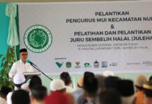 Budiman Hadiri Pelantikan MUI Nuha dan Buka Pelatihan Juru Sembelih HalalÂ