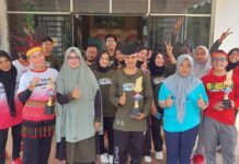 Pupuk Kebersamaan, BKPSDM Lutim Gelar Lomba Senam Bugar Korpri